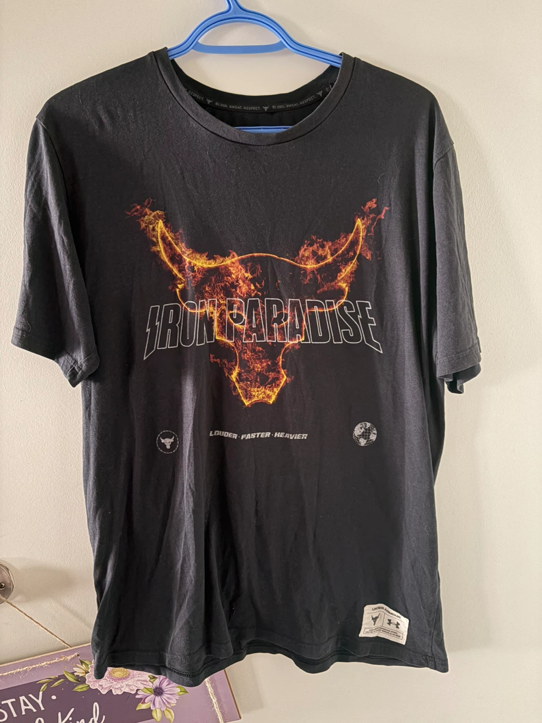 Under Armour Project Rock "Iron Paradise" T-Shirt LG