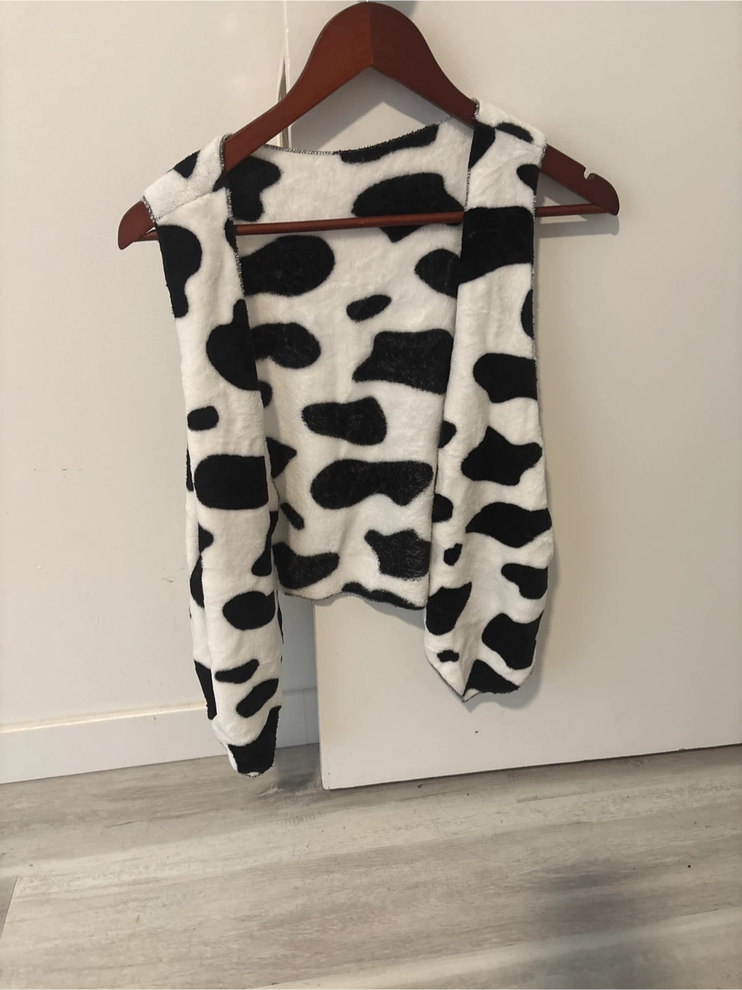 Cow Print Fuzzy Vest (Jessie from Toy Story)