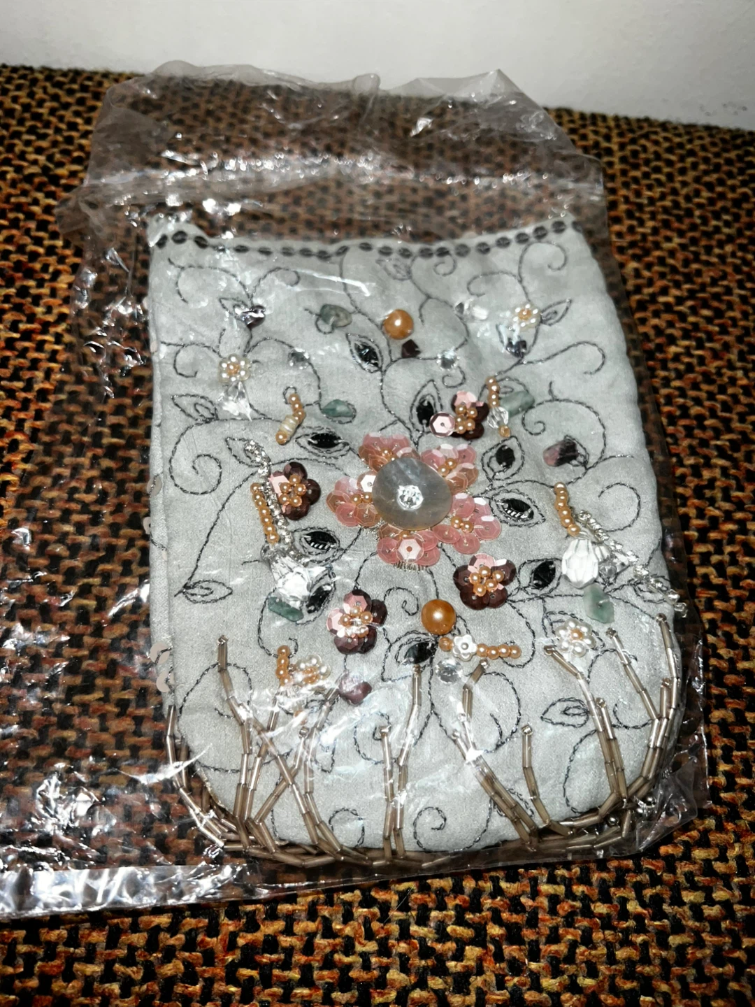 New-Beaded Evening Clutch Bags-2 colors-price of Each