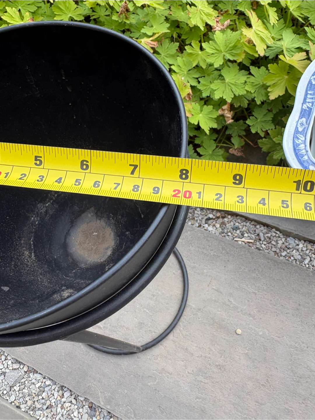 Black Metal Plant Pot Stand - photo 4