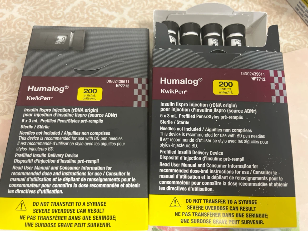 Humalog KwikPen Insulin Lispro 200 units/mL