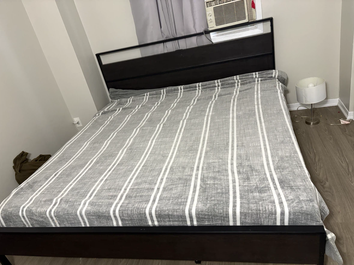Head bored bed frame