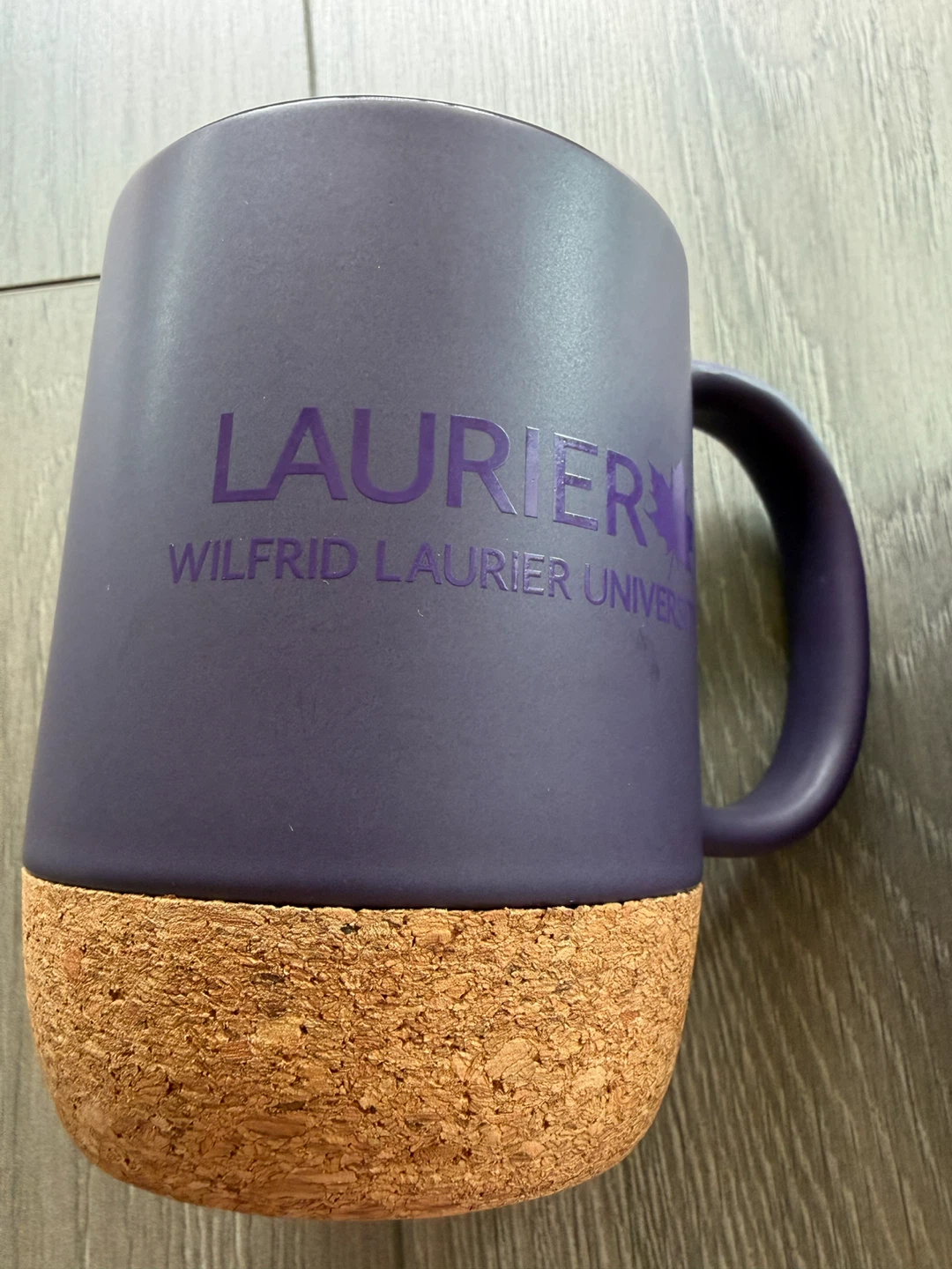 Wilfrid Laurier University Purple Cork Mug - photo 2