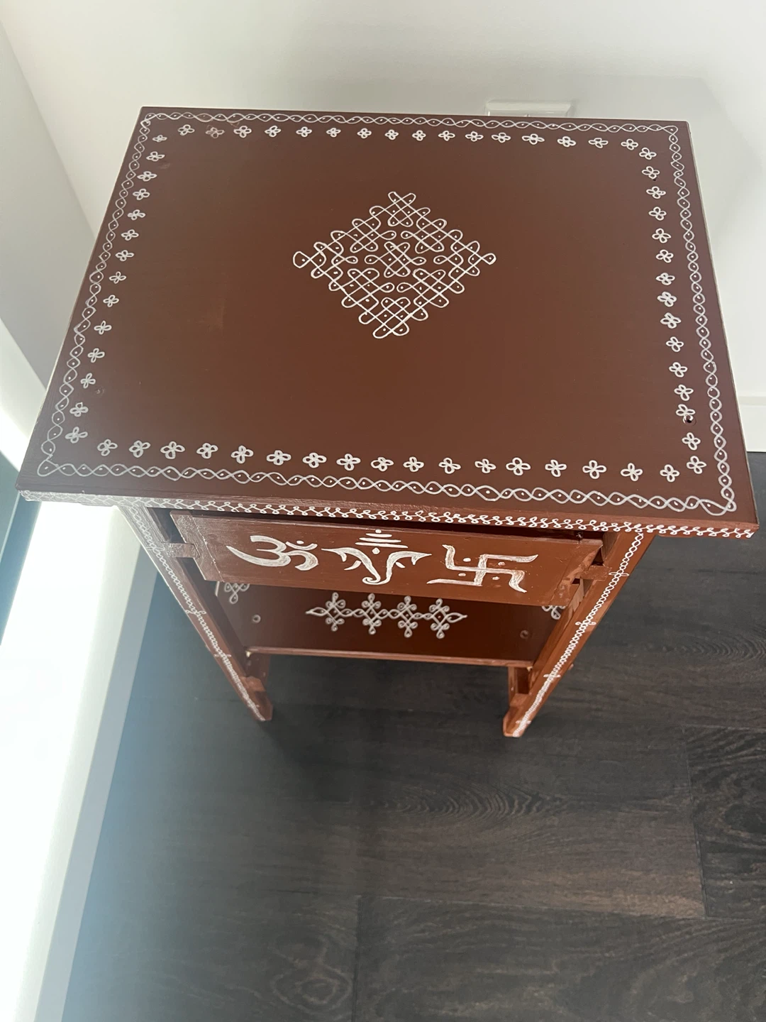 Hand-Painted pooja Mandir - photo 3