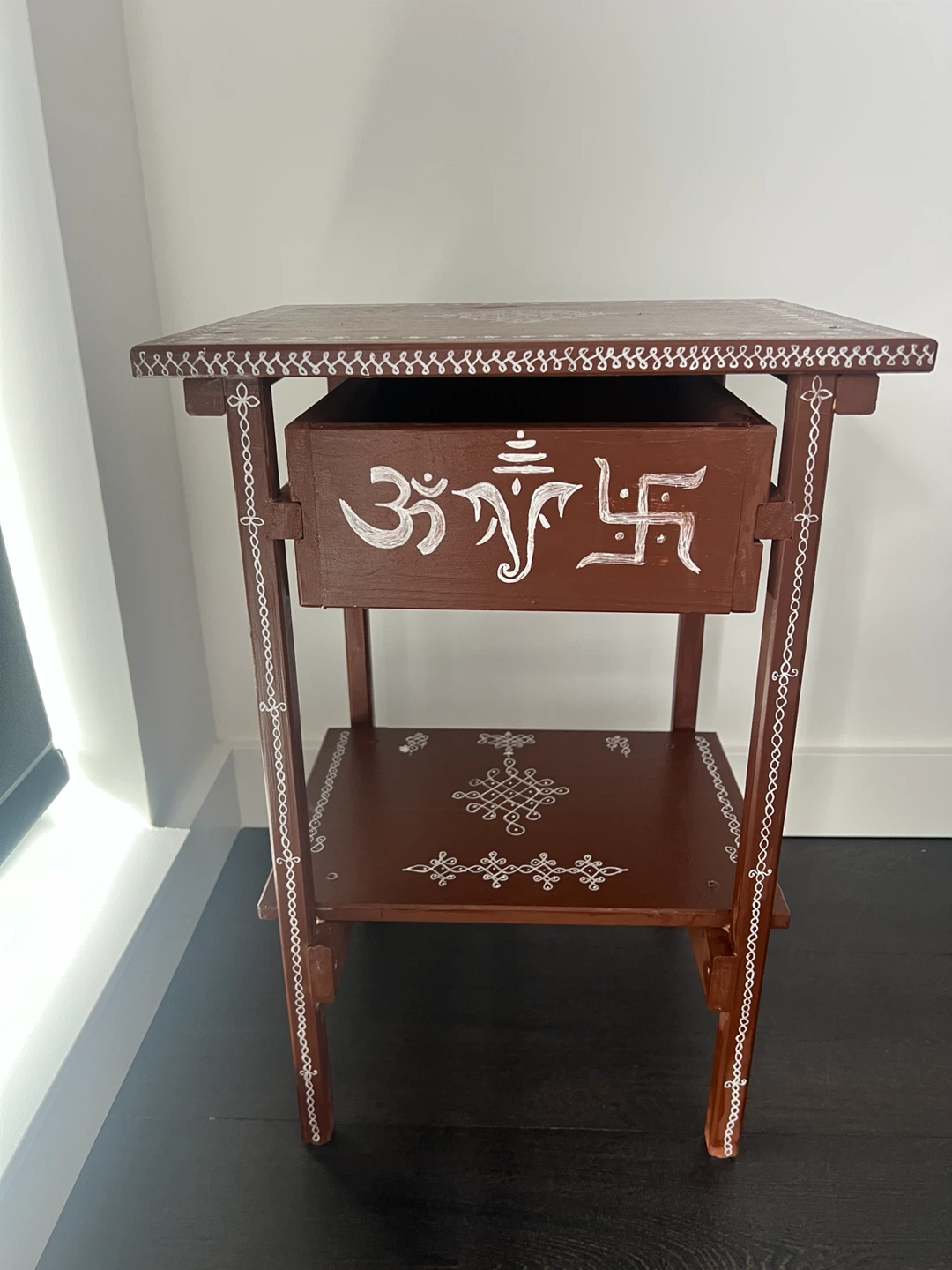 Hand-Painted pooja Mandir - photo 4