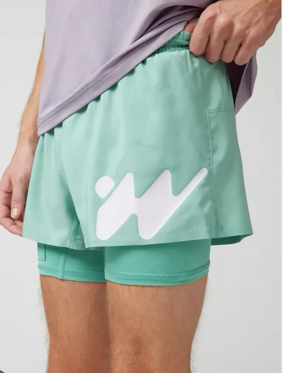 High Perf 4” Running Shorts - NWOT - Seafoam Green - Size S