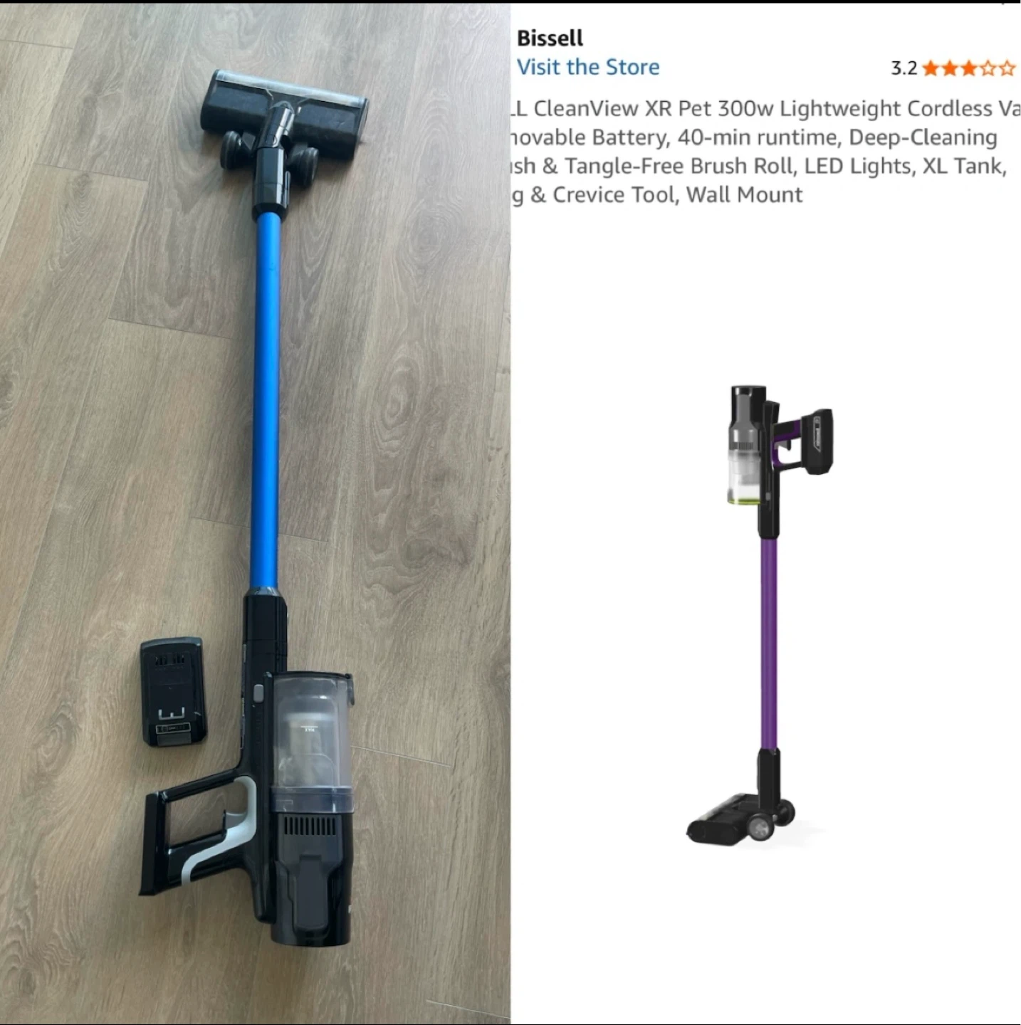 Bissell CleanView XR Pet Cordless Vacuum