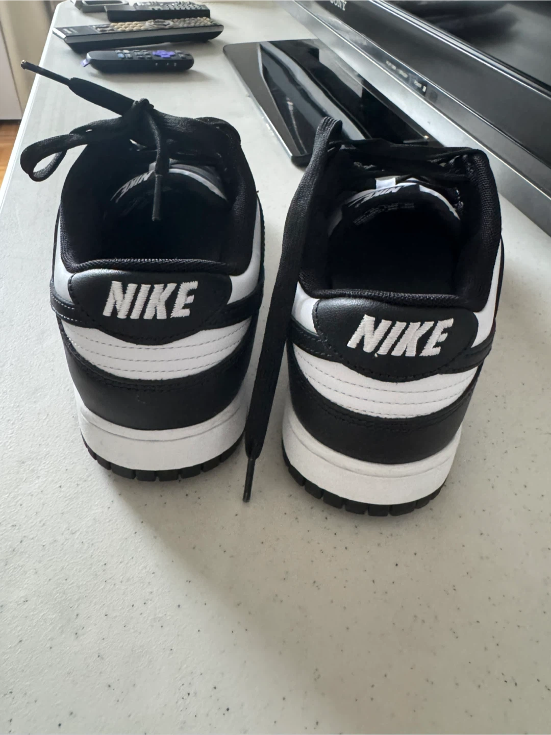 Nike Dunk Low Panda Black White Sneakers - photo 2