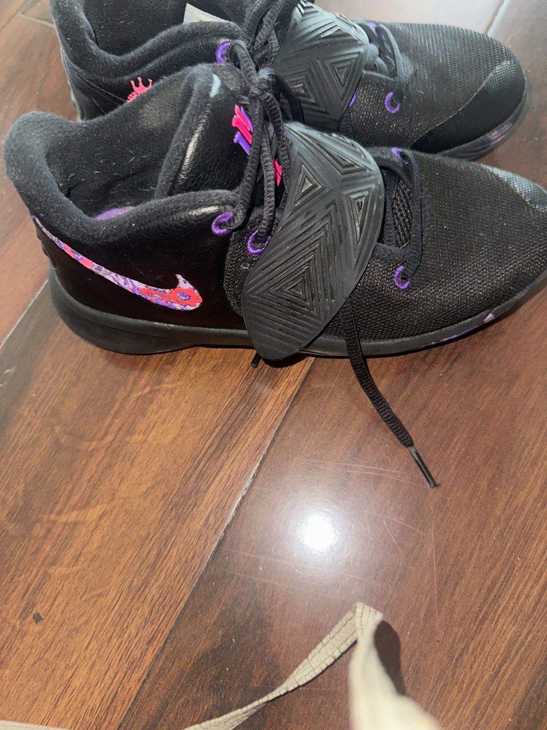 Nike Kyrie Flytrap II Black Purple Basketball Shoes - photo 2