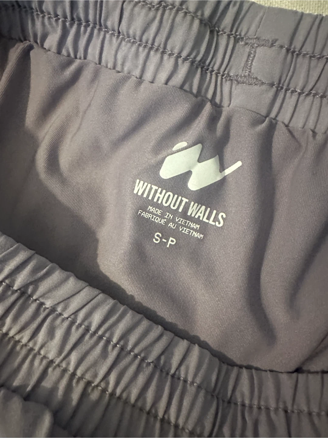 NWOT High Perf Running Shorts - Grey Purple - photo 4