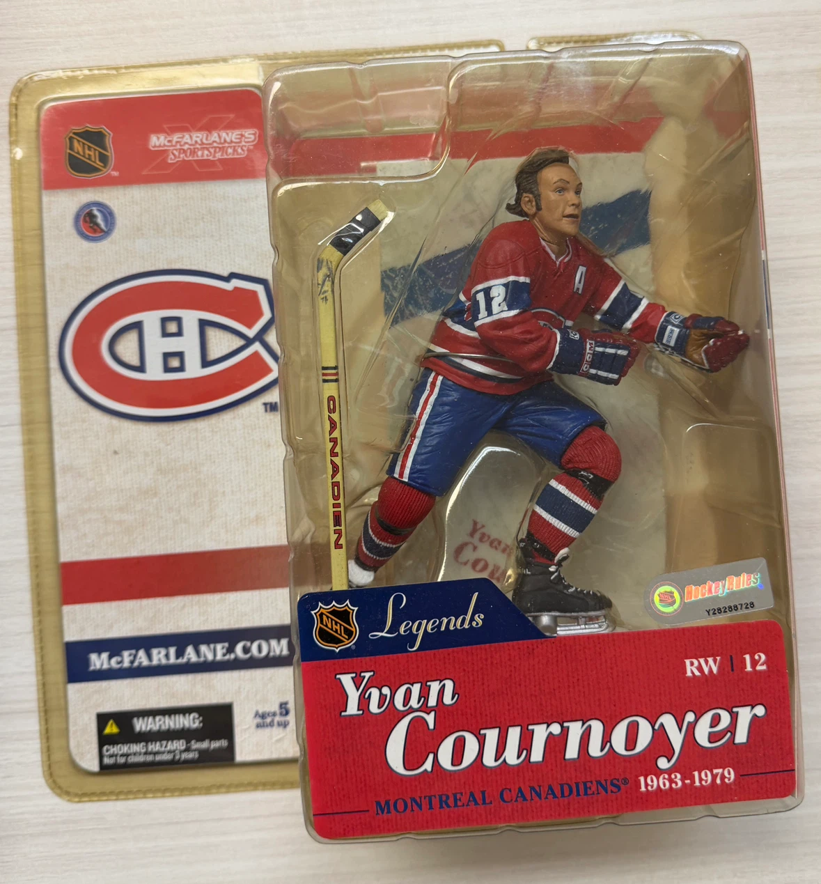 Yvan Cournoyer Montreal Canadiens Figure