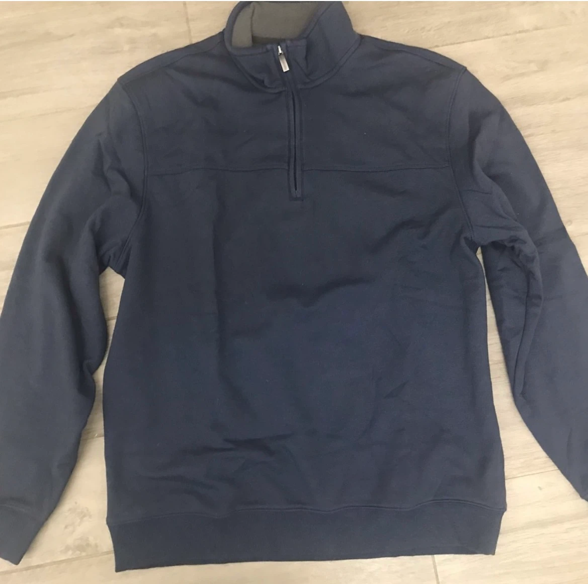 Van Heusen Mens Mock Neck Sweater- size L