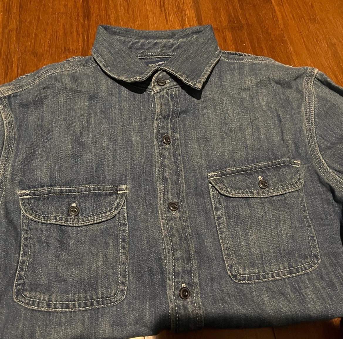 Old Navy Classic Button-Down Jean Shirt - size Small - photo 3
