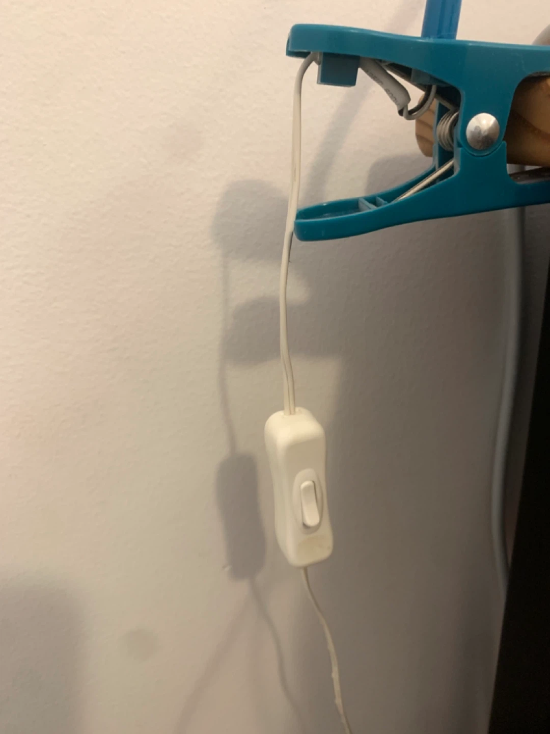 Blue Flexible Clip-On Desk Lamp - photo 3