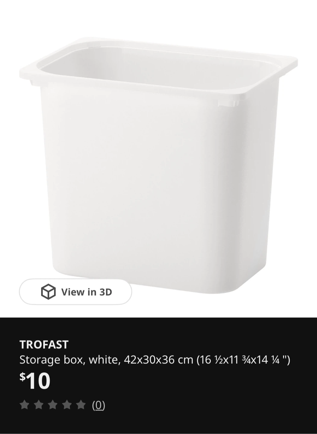 IKEA TROFAST Storage Box Set White 3ea - photo 4