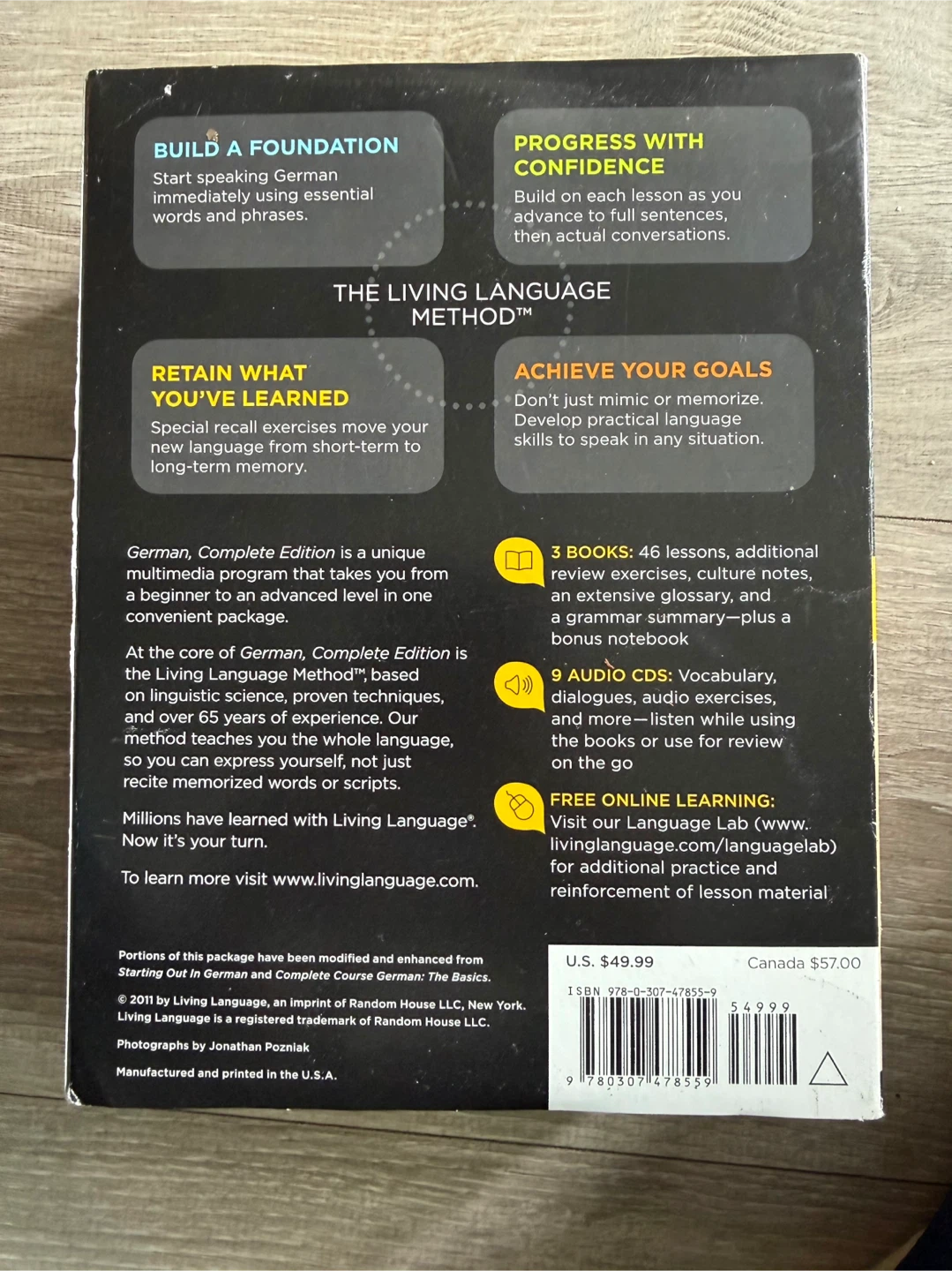 Living Language German Complete Edition Language Learning Set - photo 2
