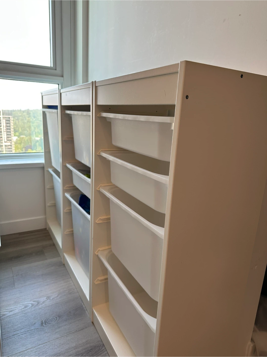IKEA TROFAST Storage Box Set White 3ea