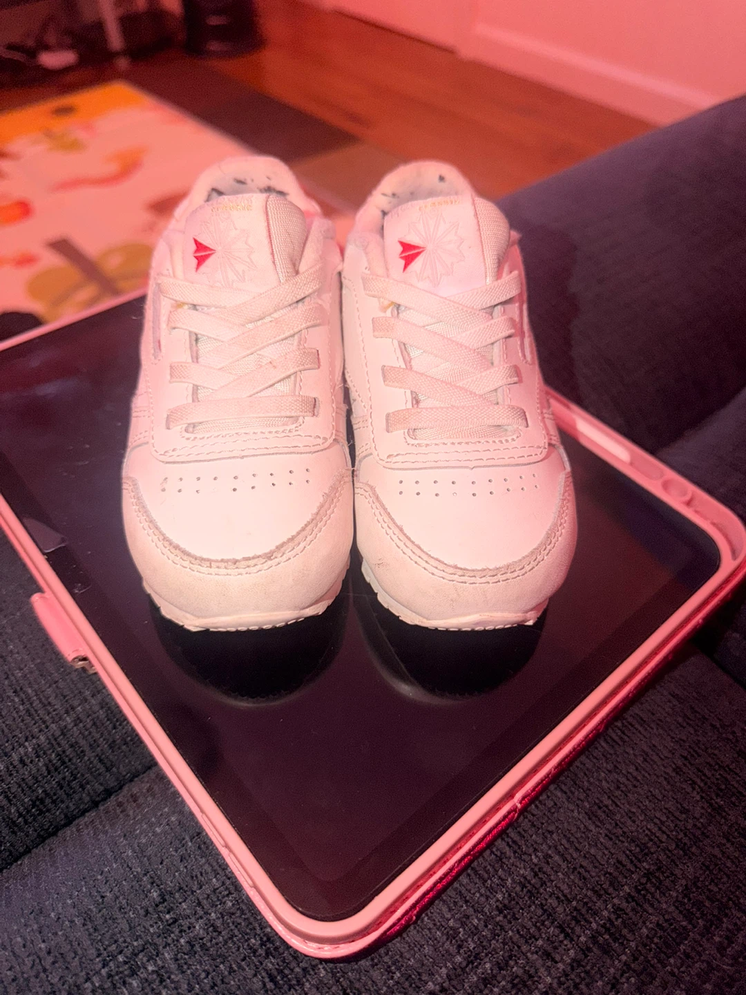 Reebok Classic Leather Toddler Shoes White - photo 2
