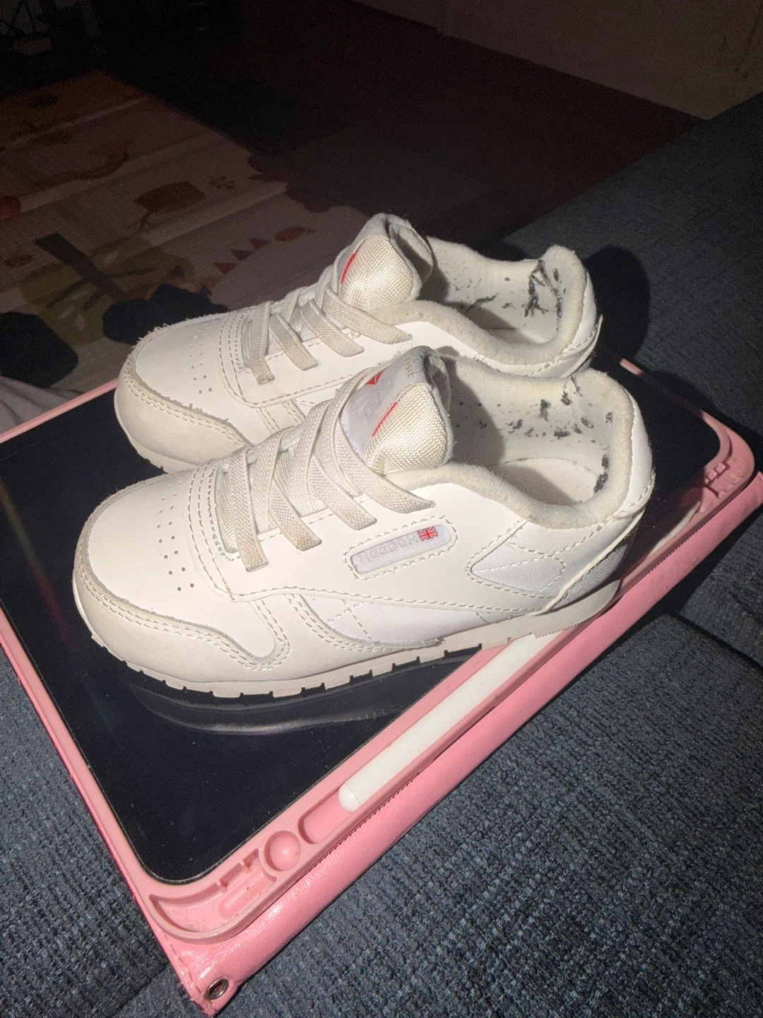 Reebok Classic Leather Toddler Shoes White - photo 3