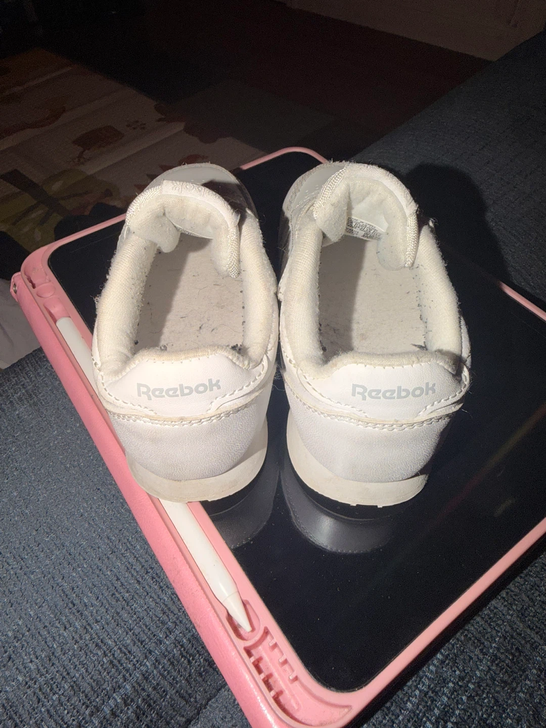 Reebok Classic Leather Toddler Shoes White - photo 4
