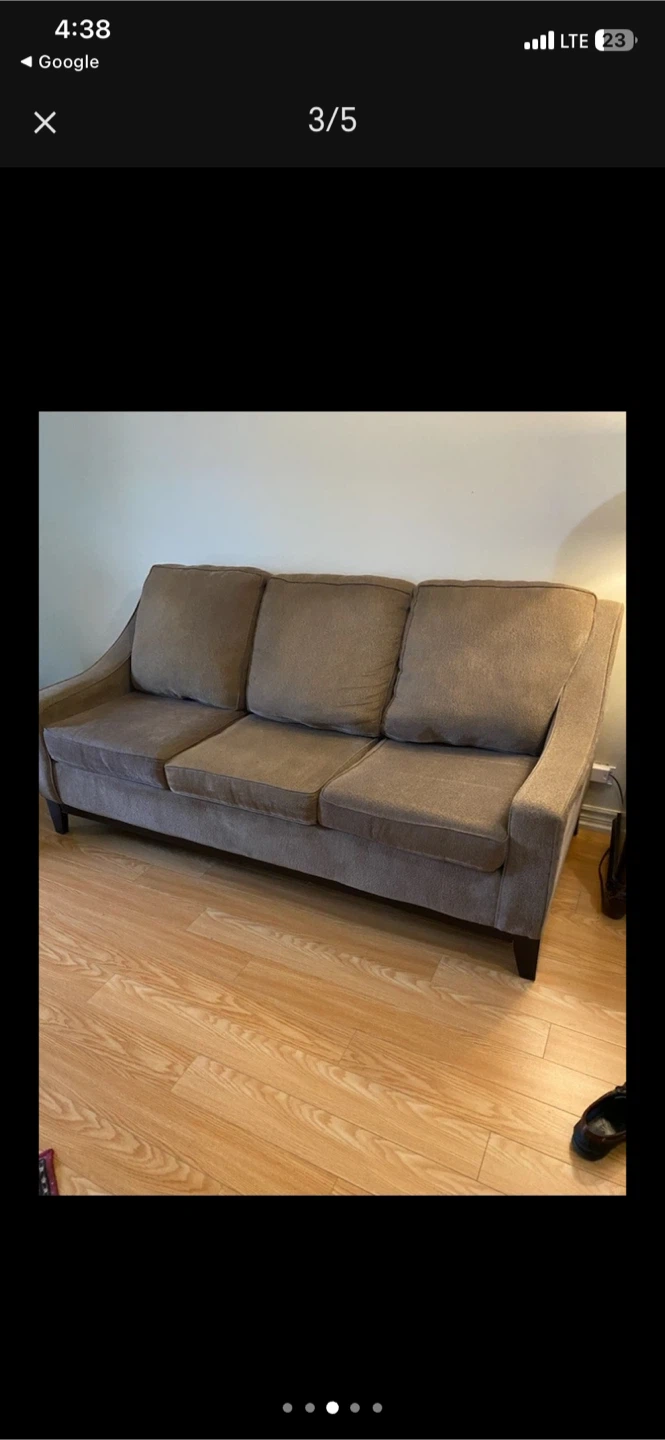 Brown Sofa - photo 3