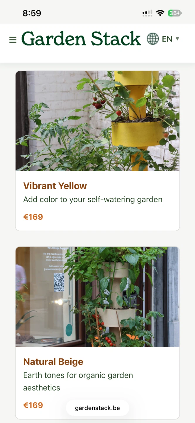 NEW 43” Garden Stack Self-Watering Planter - photo 4