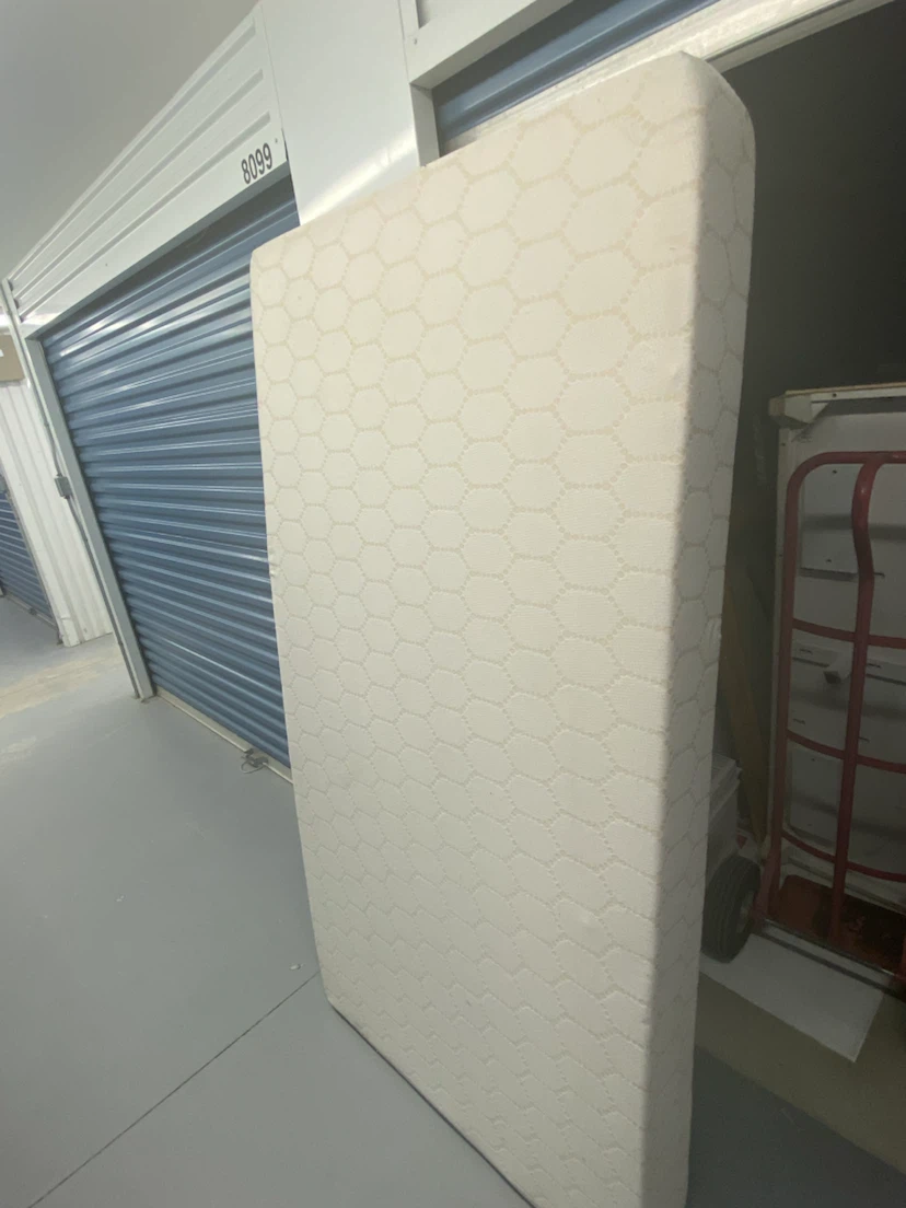 Twin Size Box Spring with Metal Bed Frame