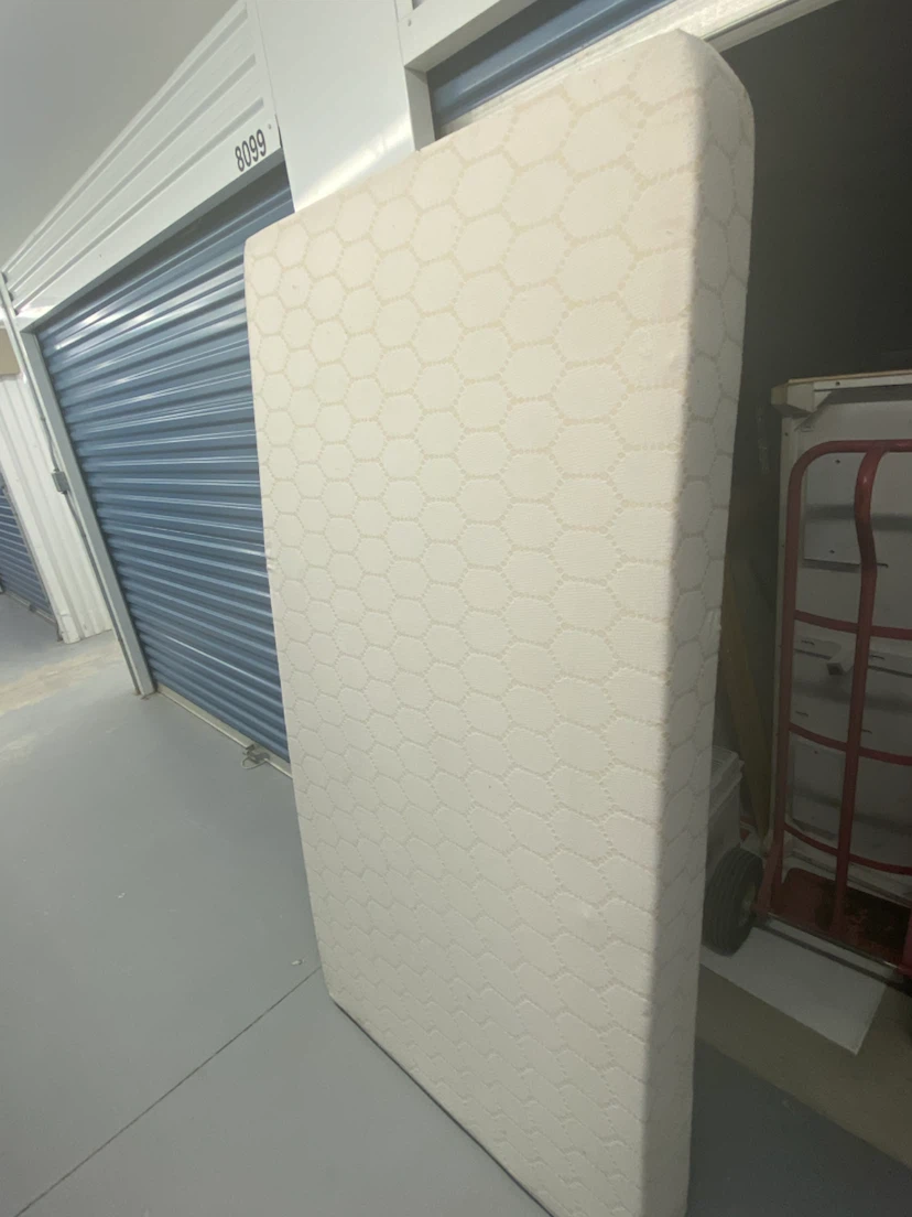 Twin Size Box Spring with Metal Bed Frame - photo 2