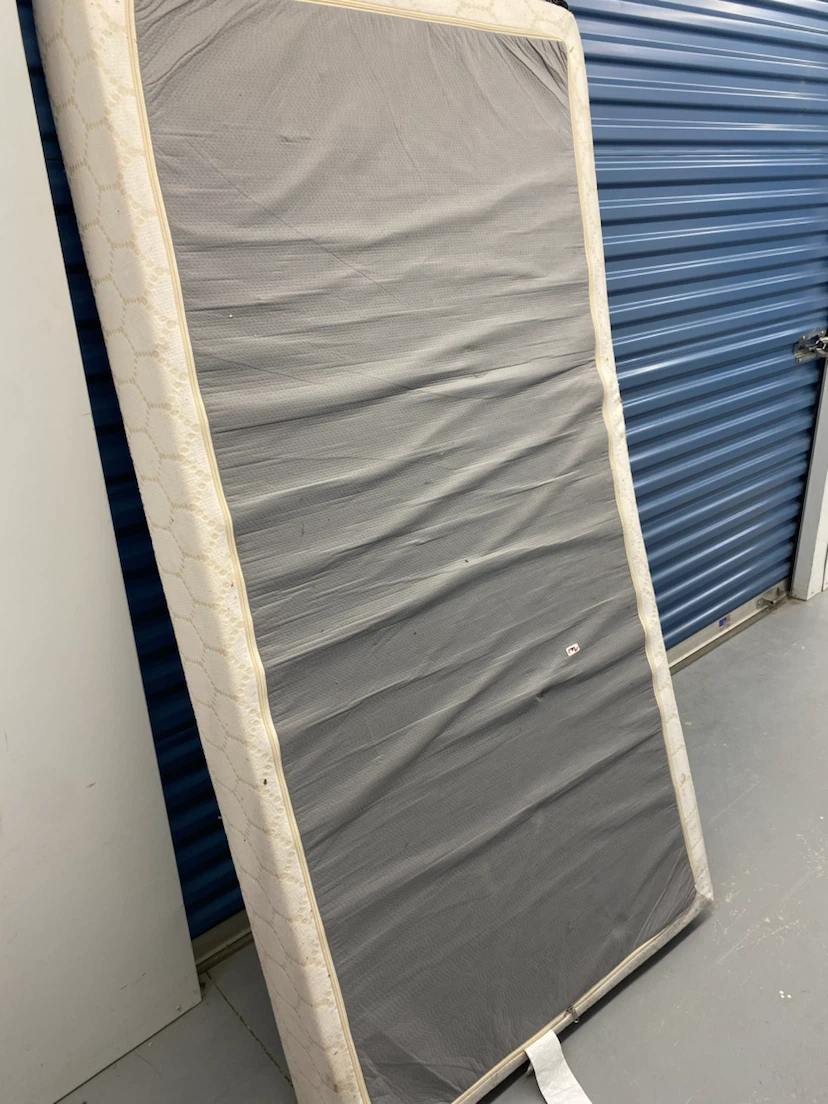 Twin Size Box Spring with Metal Bed Frame - photo 3