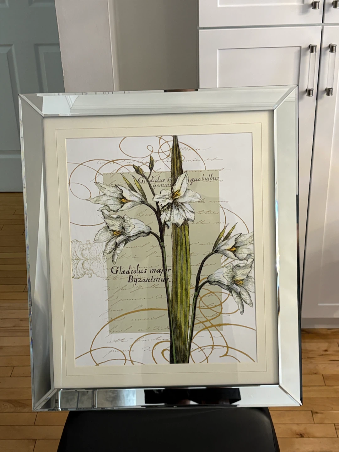Mirrored Frame Botanical Floral Wall Art 23” x 27.5” - photo 3