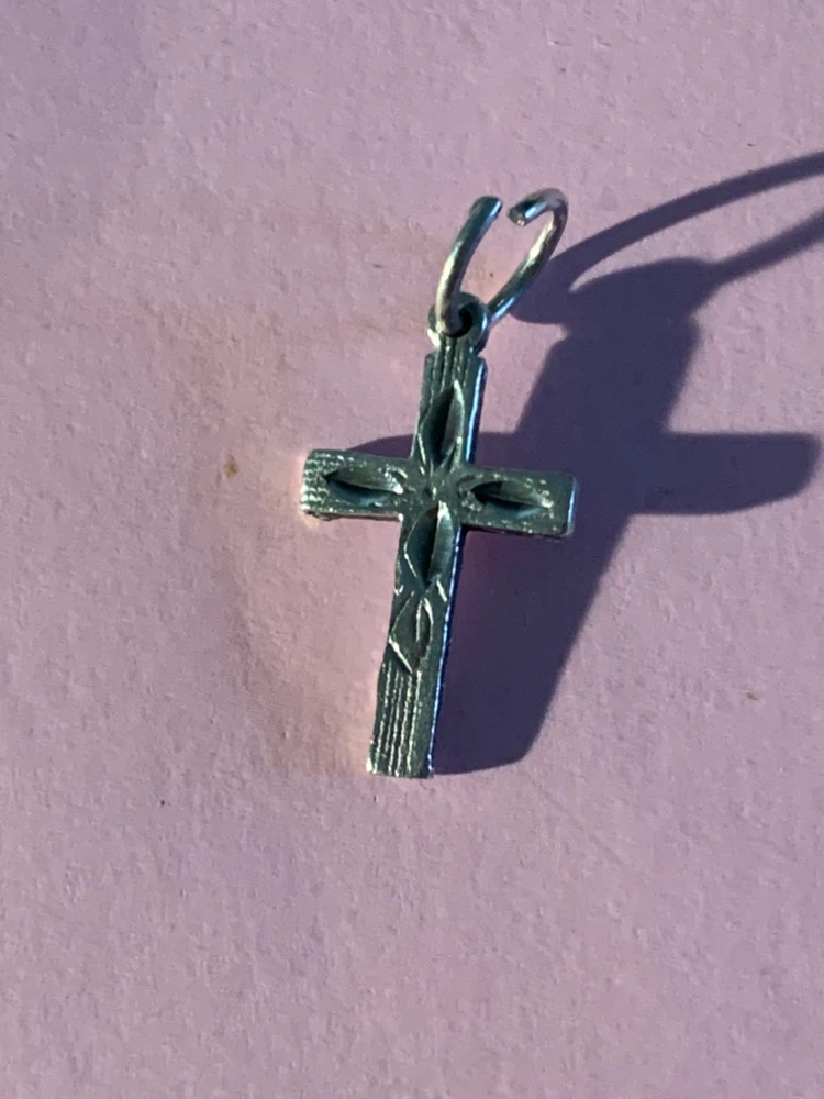 Sterling Silver Crucifix Charm Pendant