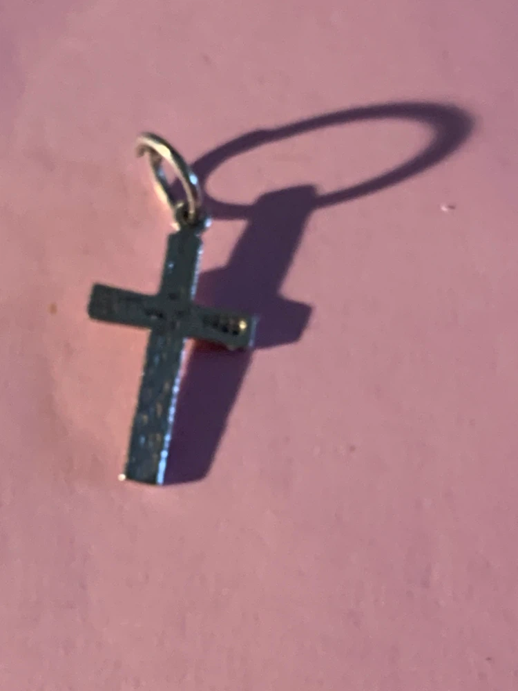 Sterling Silver Crucifix Charm Pendant - photo 2