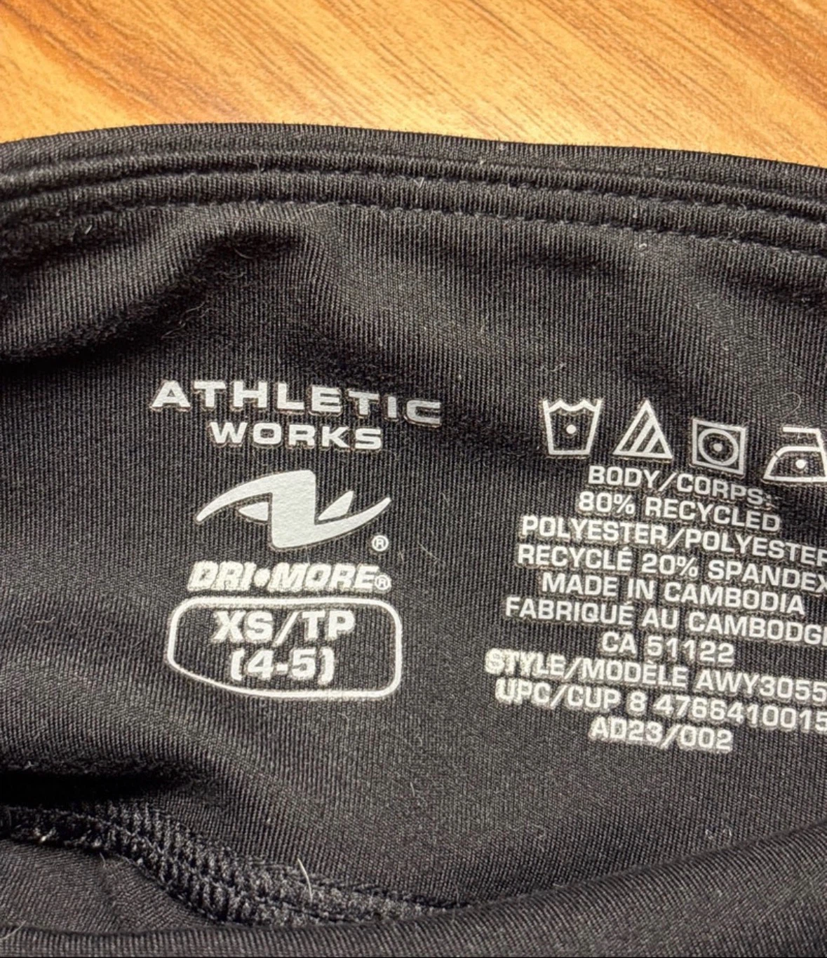 Athletic Works Girls Leggings szXS (4-5) - photo 4