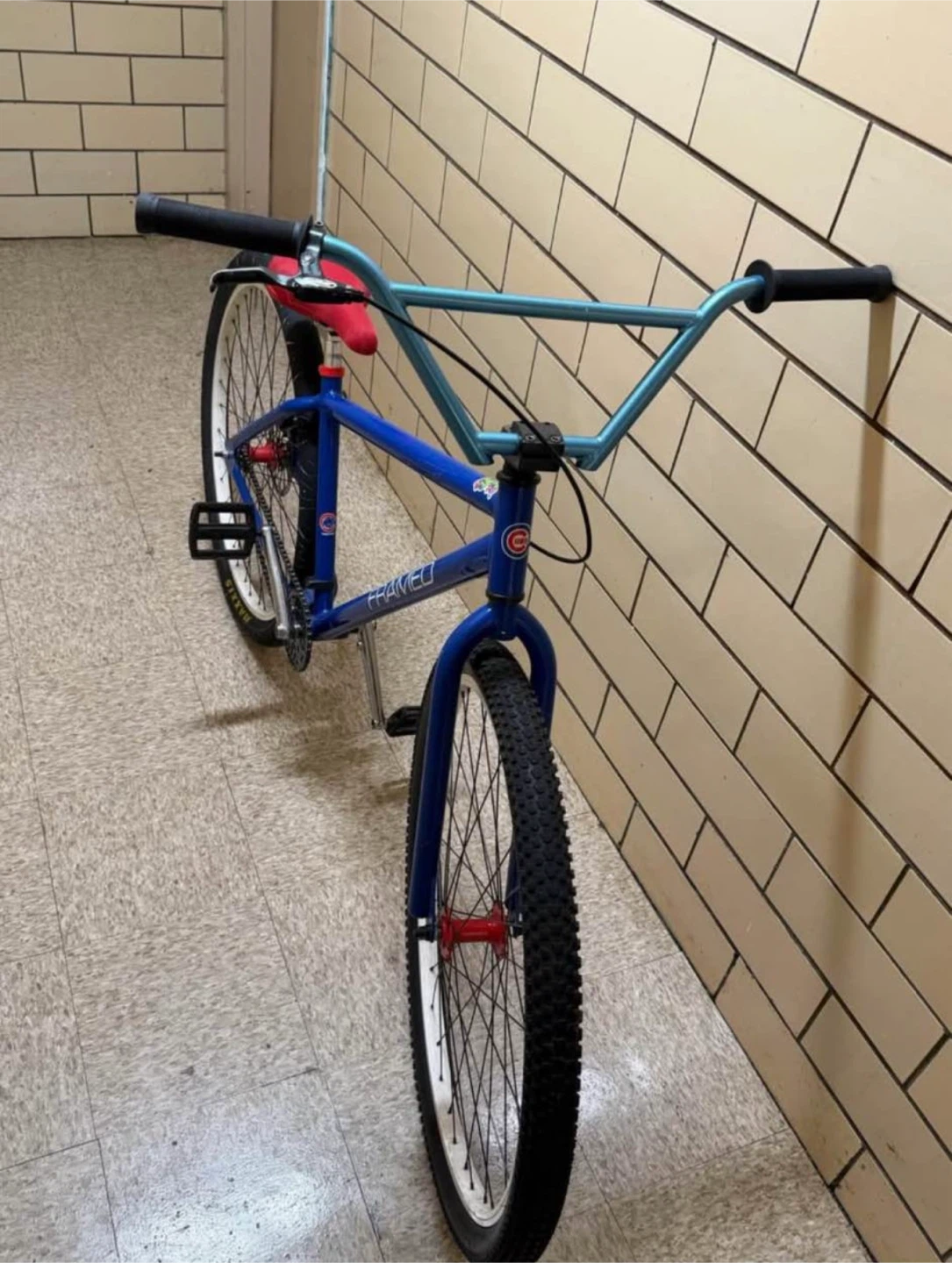 Framed Chicago Cubs BMX Bike 29inch - photo 4