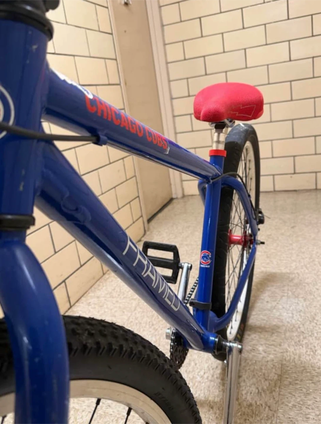 Framed Chicago Cubs BMX Bike 29inch - photo 5