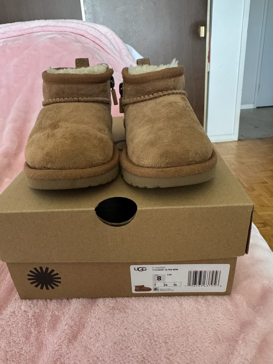 UGG Classic Ultra Mini Boots - Size 8