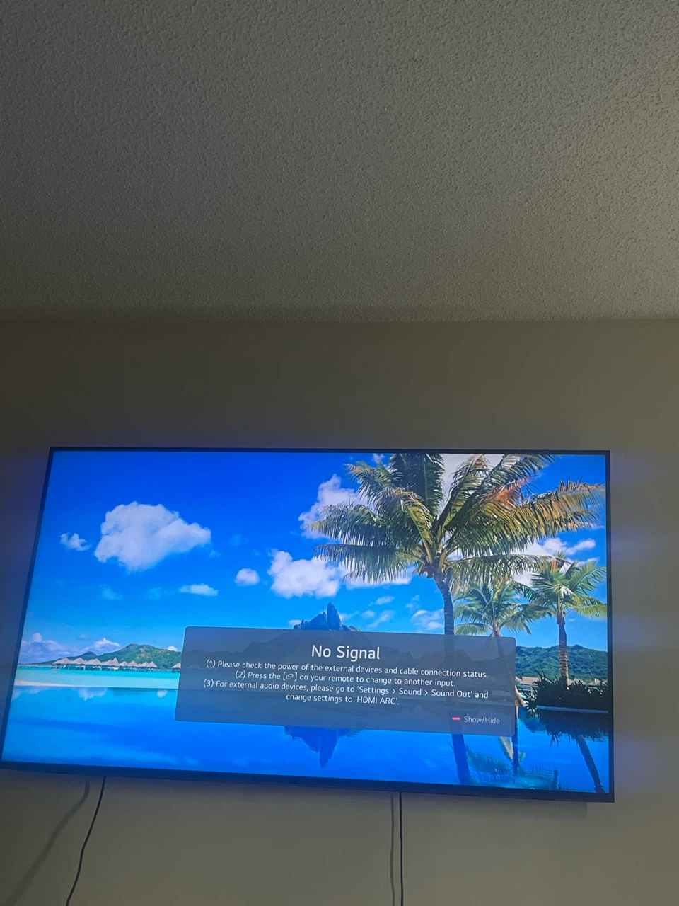 75 inch LG Smart TV