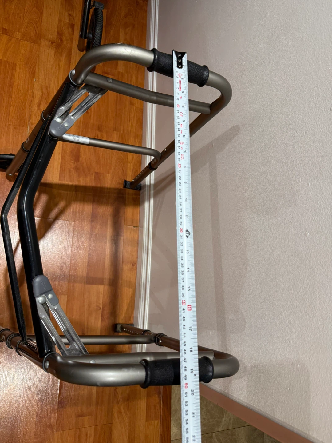 Folding Walker with Wheels – Adjustable Height - photo 4