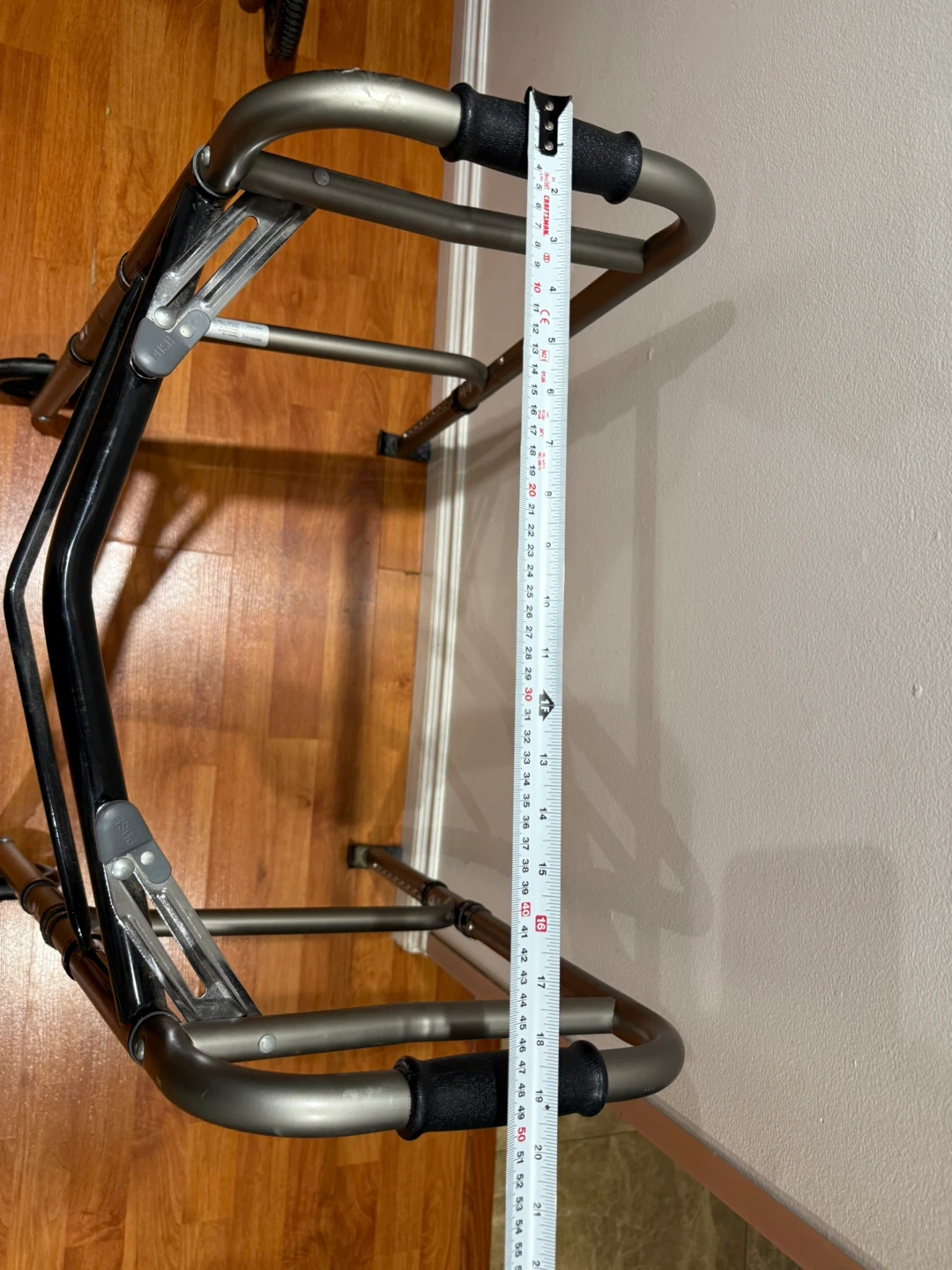Folding Walker with Wheels – Adjustable Height - photo 5