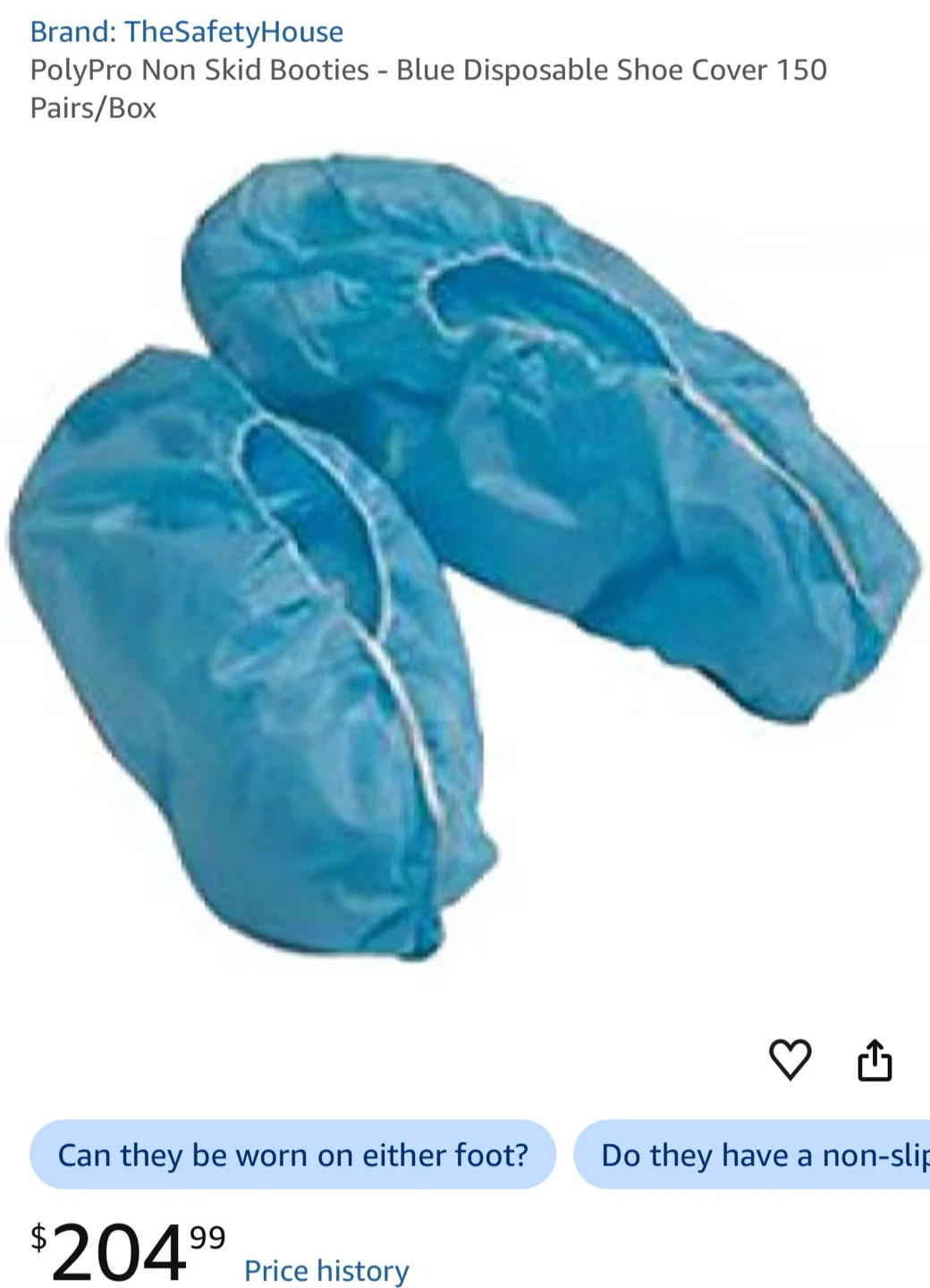 TheSafetyHouse PolyPro Non Skid Booties - Blue