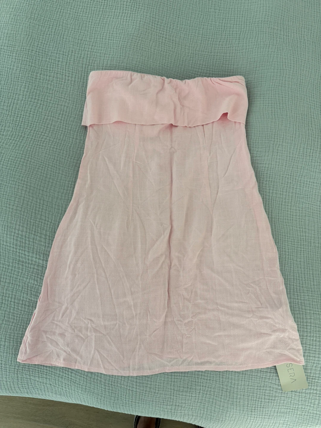 Pink Strapless Dress - photo 2