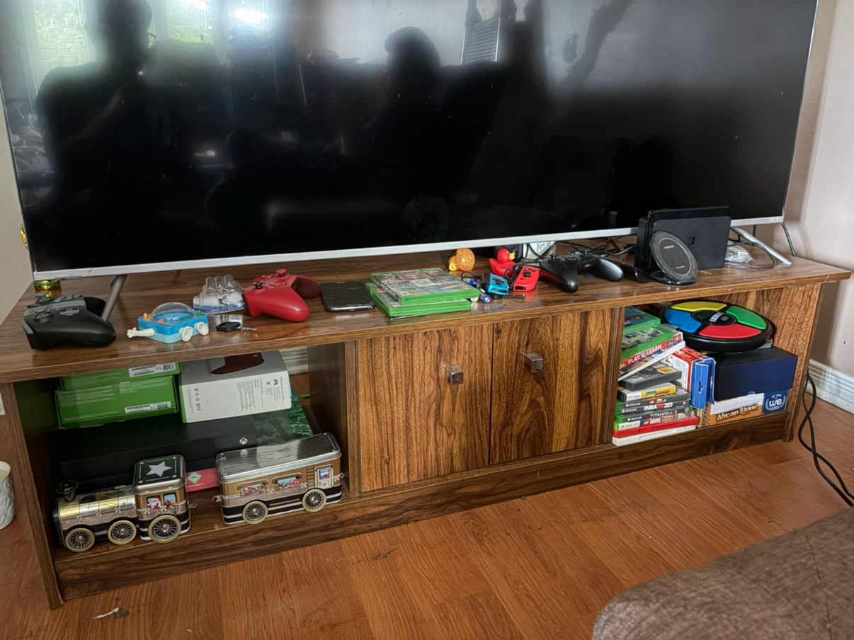 Wood Entertainment Stand