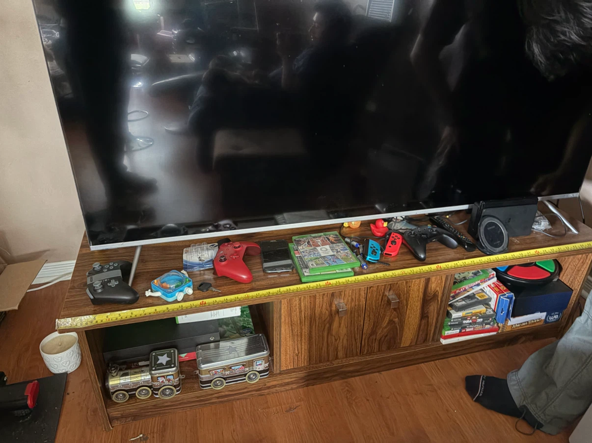 Wood Entertainment Stand - photo 2