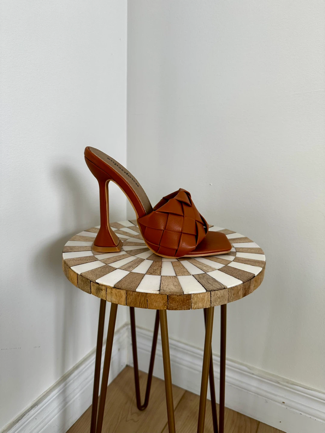 Superdown Caramel Woven Heels - photo 4
