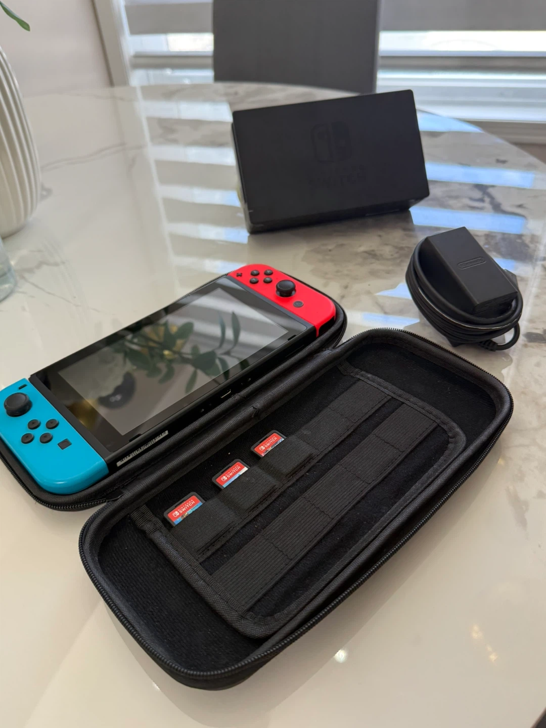 Nintendo Switch Console with Games and Accessories