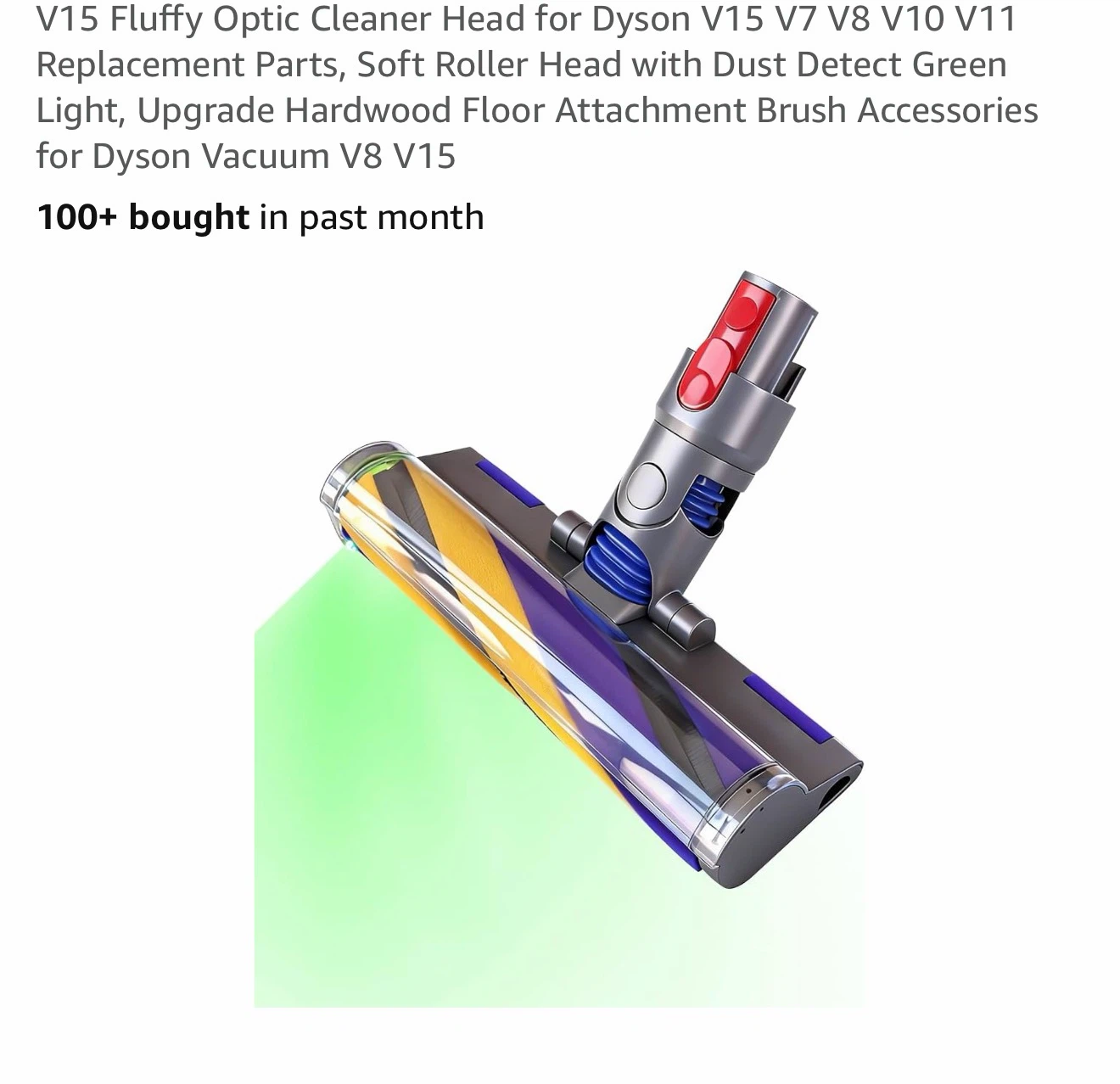 Dyson V12 V7 V8 V10 V11 V15 Vacuum Head Replacement - photo 4