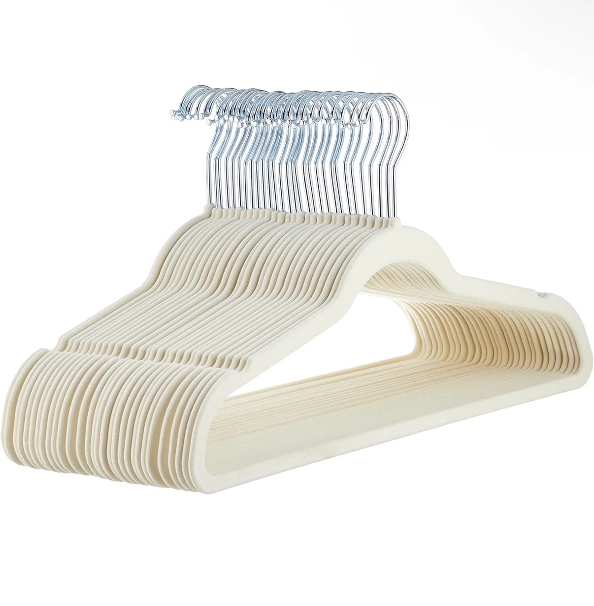 Amazon Basics Non-Slip Fabric Clothes Hangers