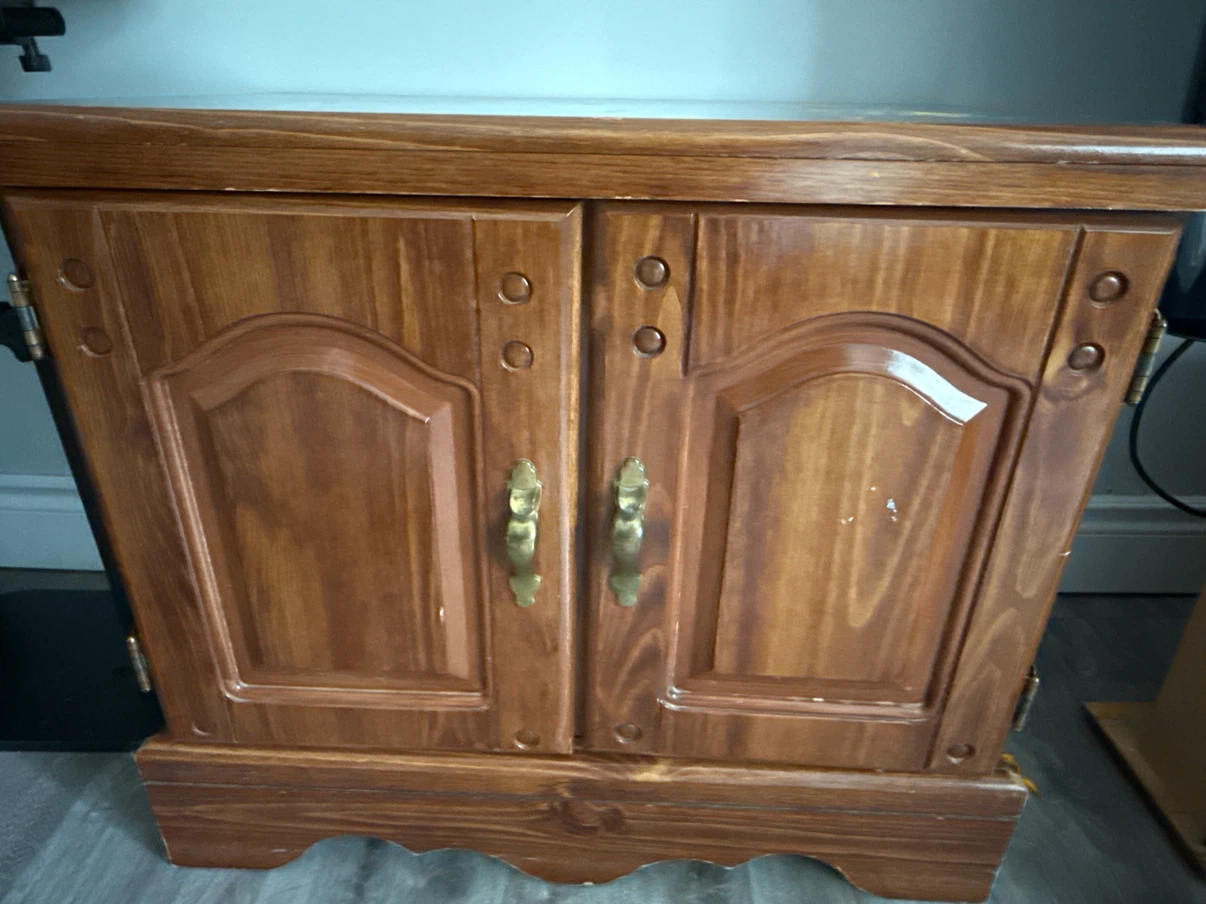Wooden Two-Door Cabinet