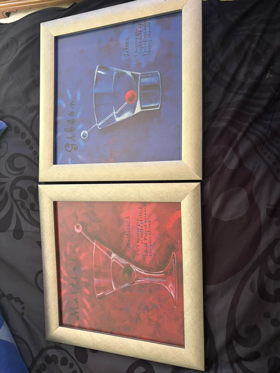 Framed "Gibson" Cocktail Art Print - photo 3