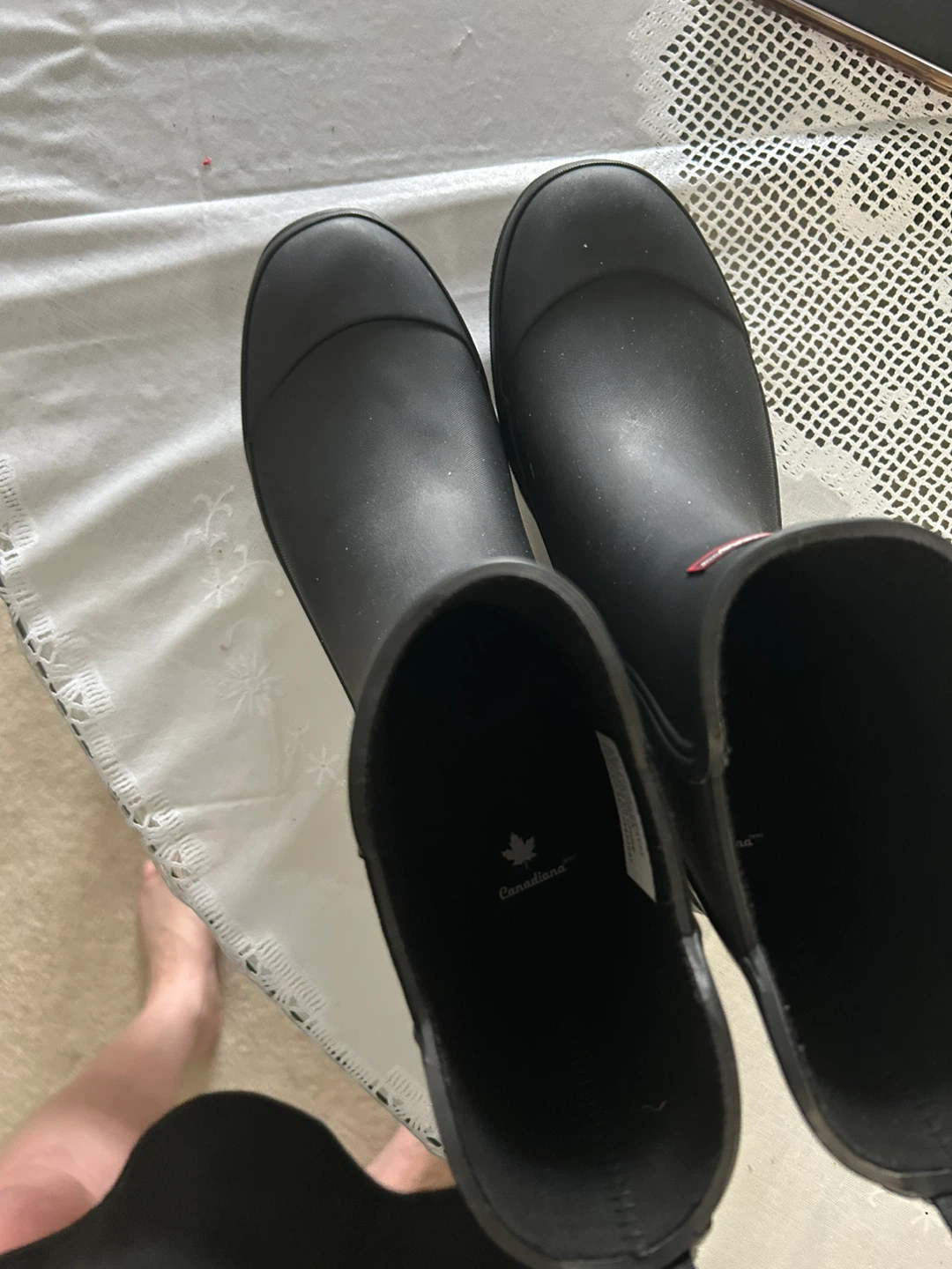 Canadiana Black Rubber Boots - photo 2